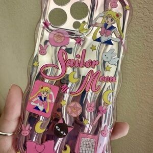 Sailor Moon Transparent Phone Case - Pink